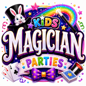Clickable magic parties logo
