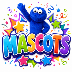 Mascot entertainer clickable logo